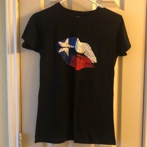 Texas kiss women’s T-shirt